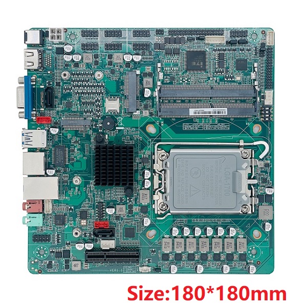 intel第12代13代桌面式迷你工控香蕉视频黄在线看ZC-ITXB660DC 双网6COM